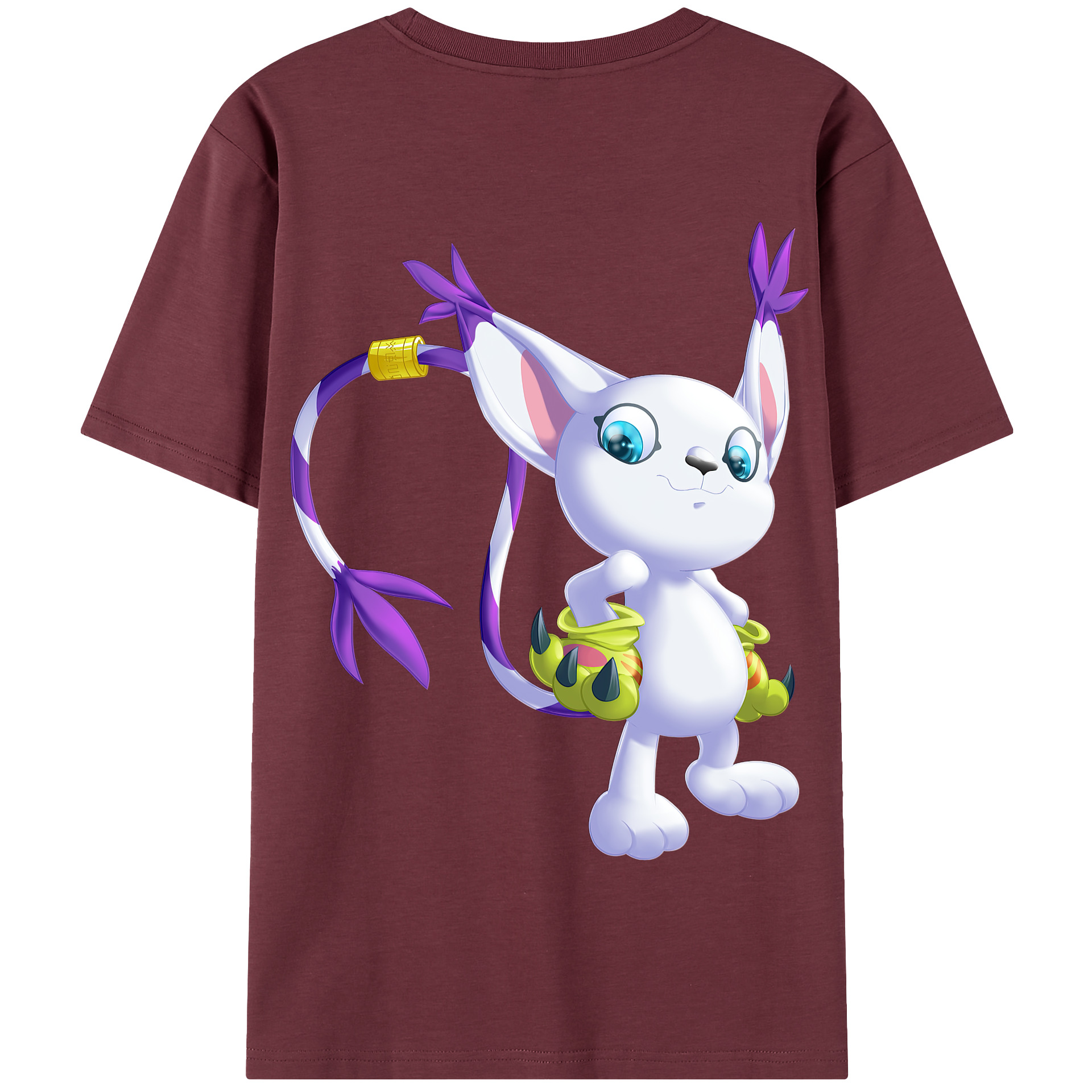（画像用） Digimon デジタルモンスター/デジモン 綿100％半袖Tシャツ（背面プリント）